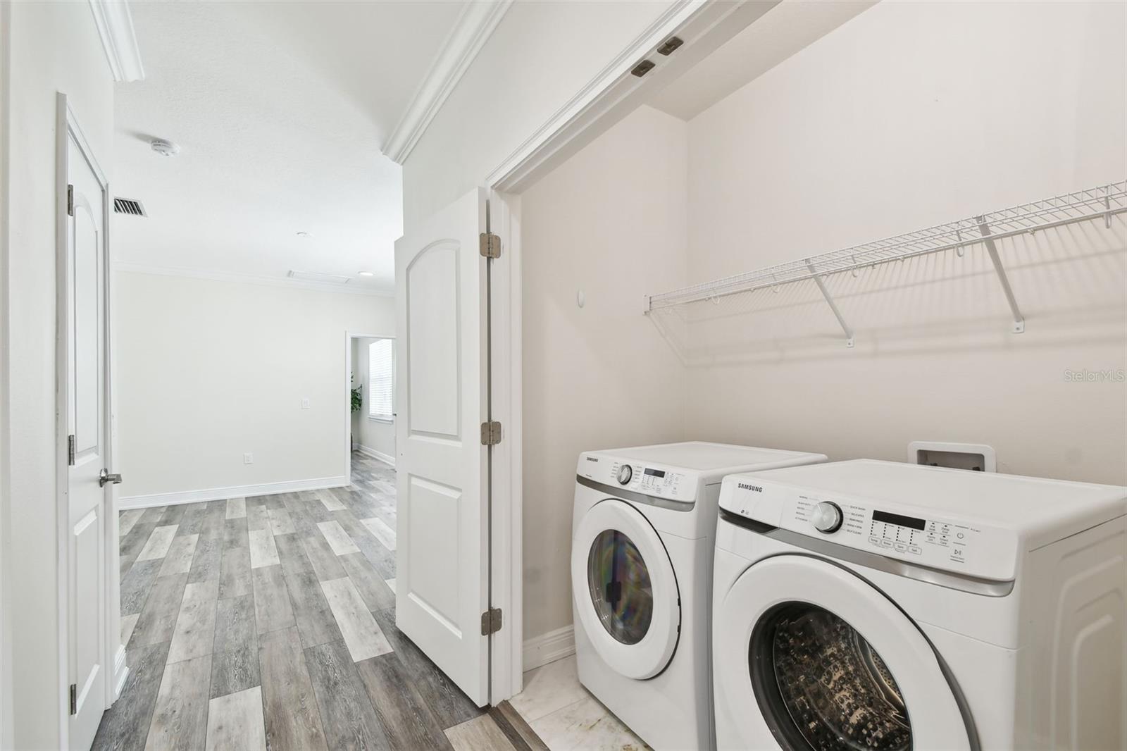 Full sized washer and dryer on 2nd floor will convey withthe sale
