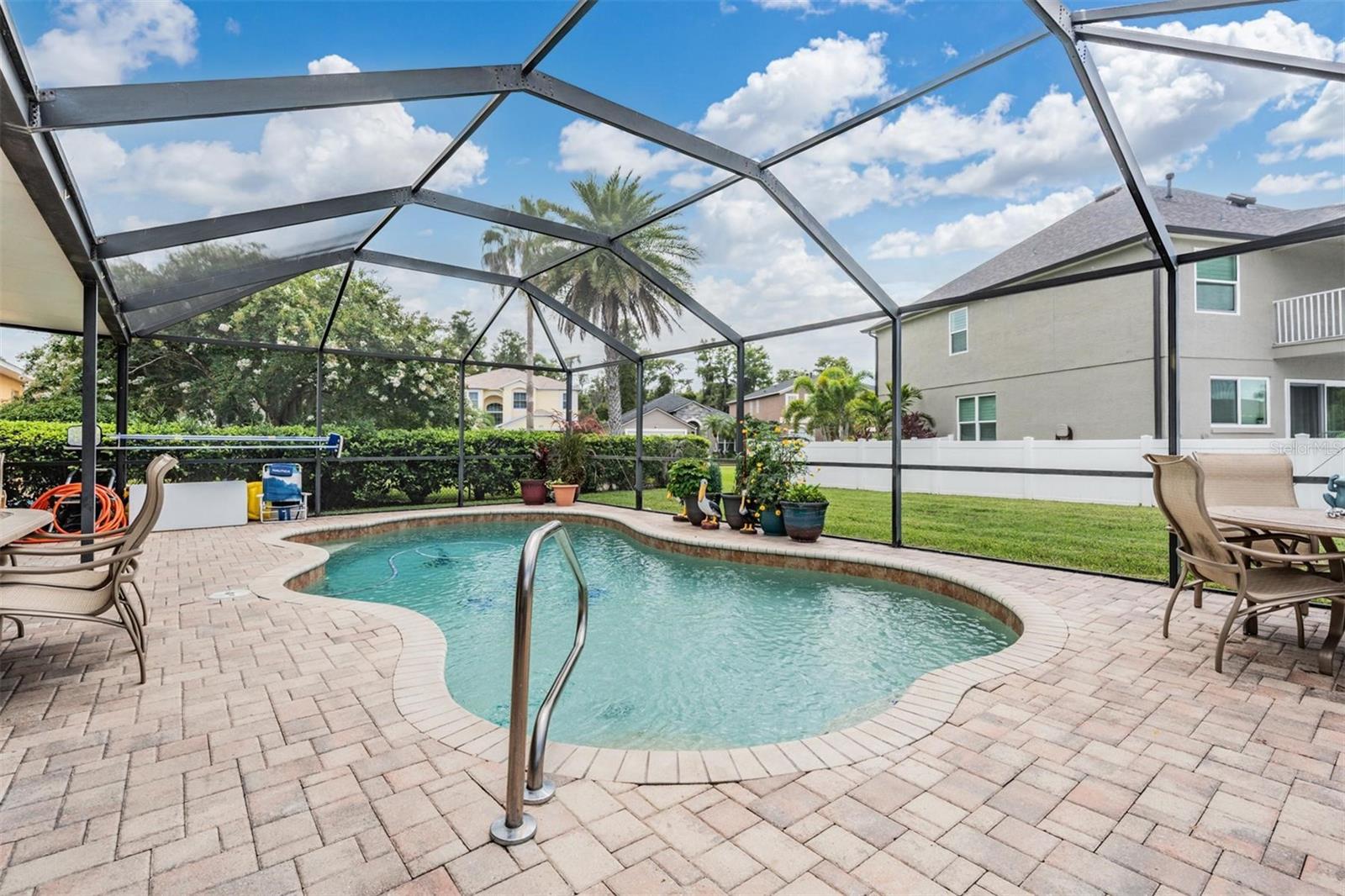 Screened-in pool and lanai
