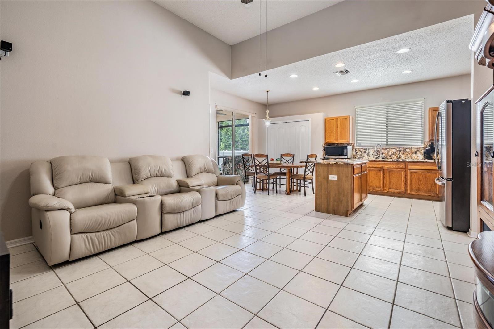 Kitchen view from family room