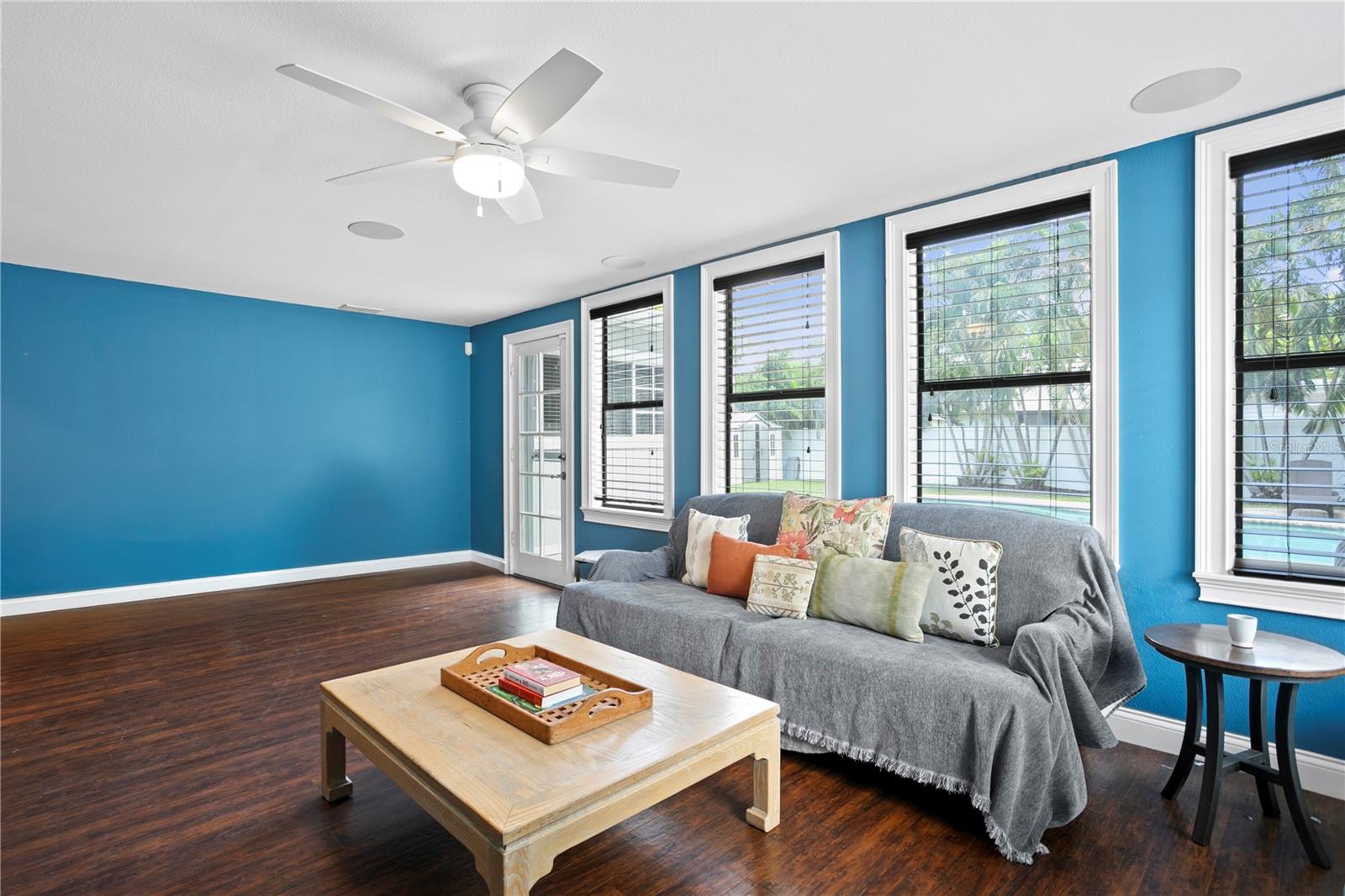 Inviting sunroom