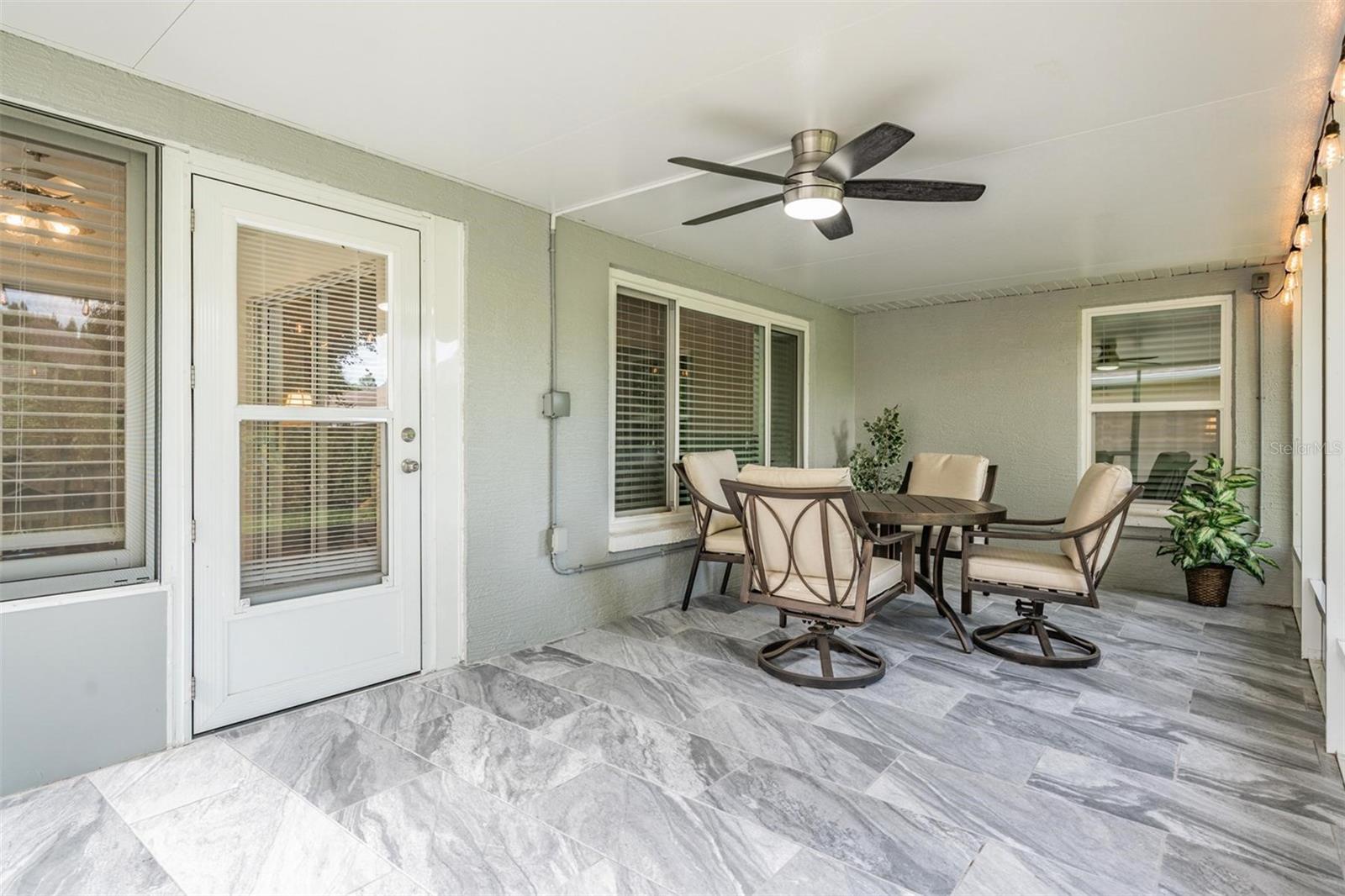 Plenty of room for patio furniture to make your own