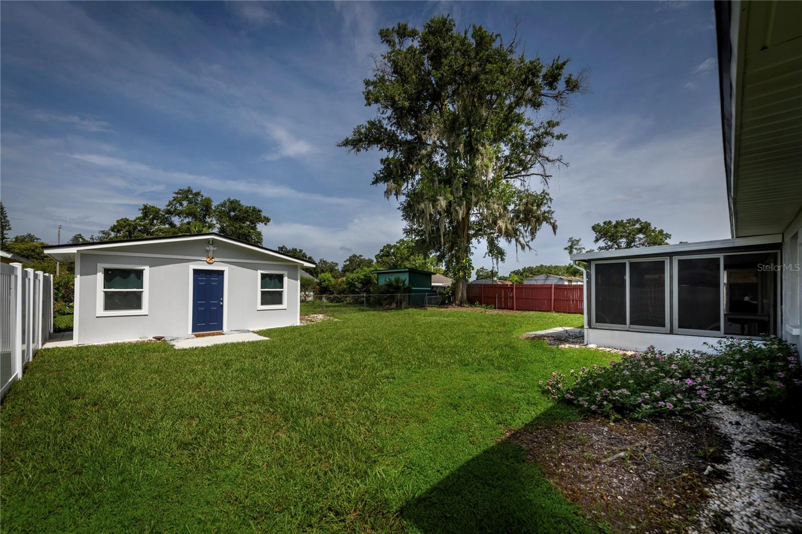 Backyard with View of Studio