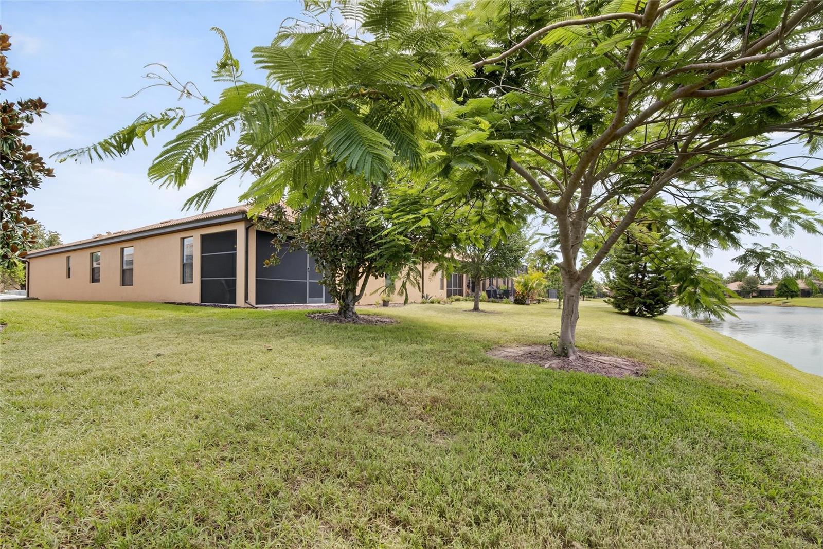 Rear of home