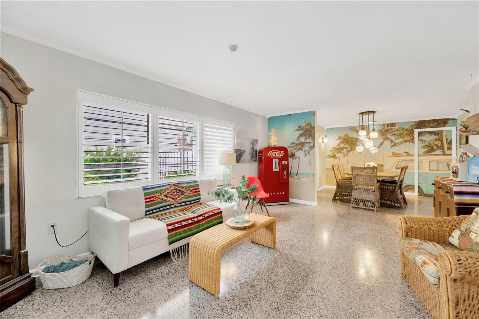 Gleaming Terrazzo Floors!