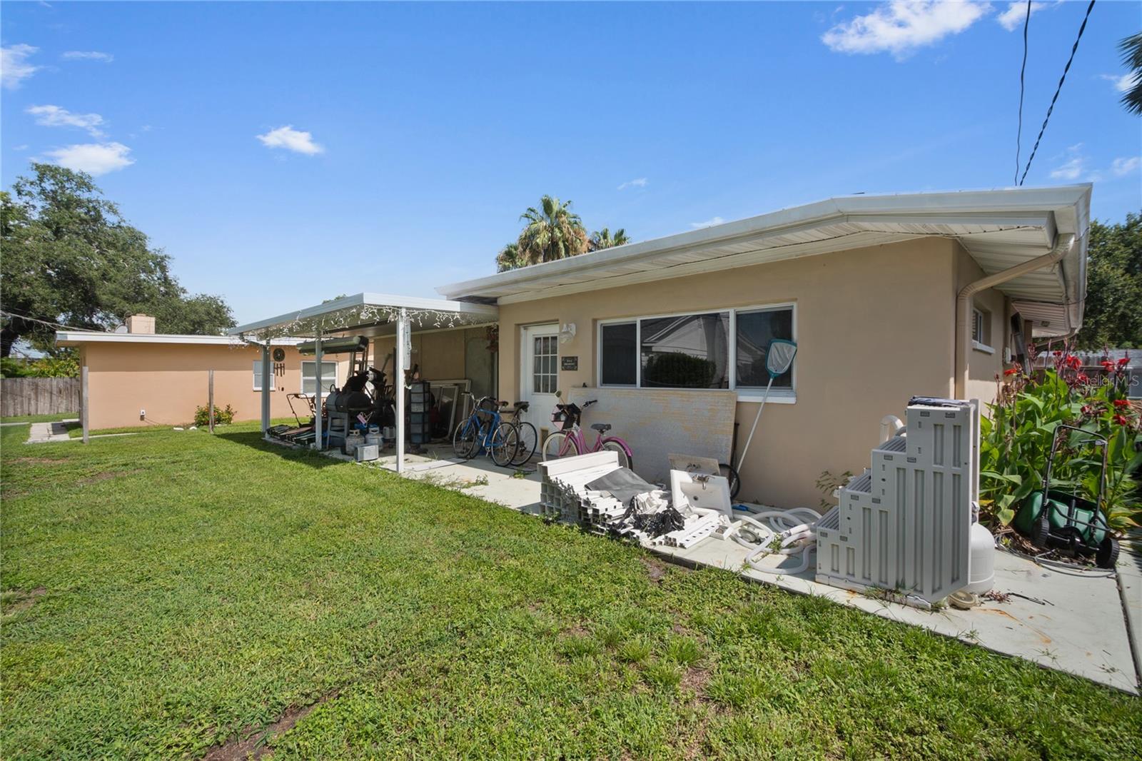 Rear porch