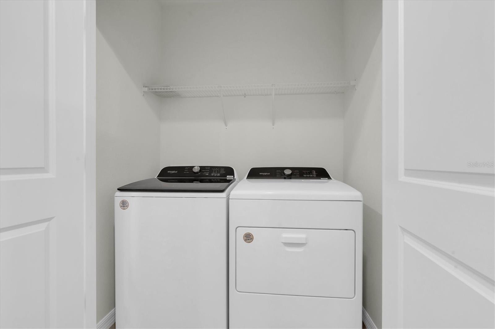 LAUNDRY ON 2ND STORY NEAR BEDROOMS