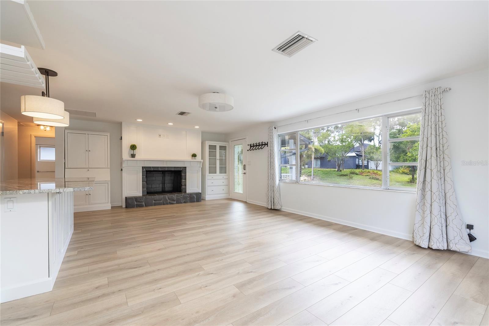Another look of the Great Room with fireplace
