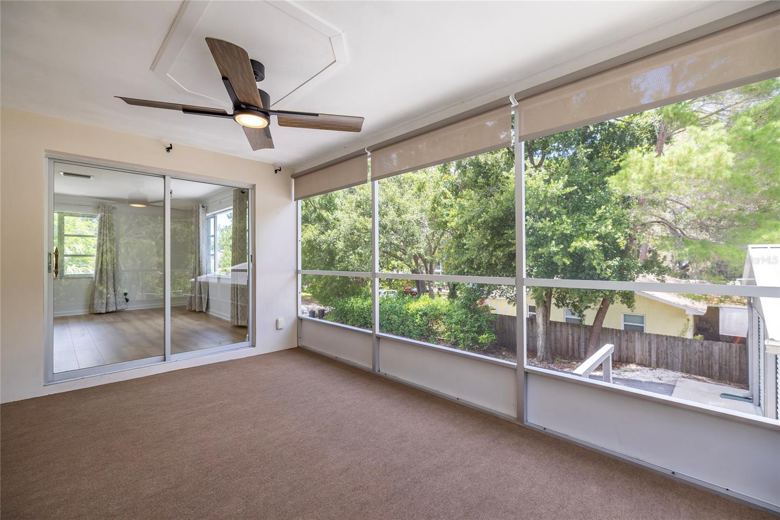 Screen enclosed patio