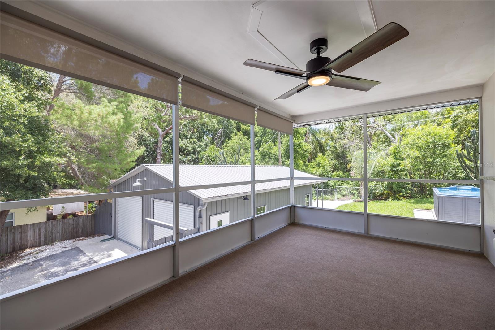 Screen enclosed patio