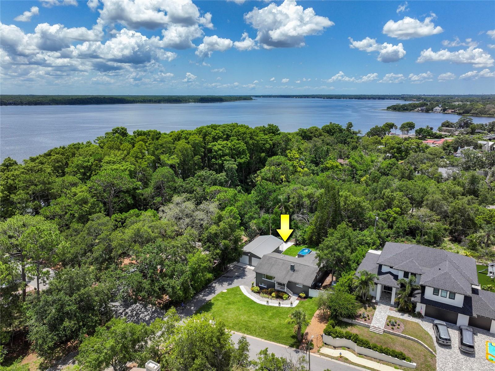 Great location!  Backs to nature park with Lake Tarpon