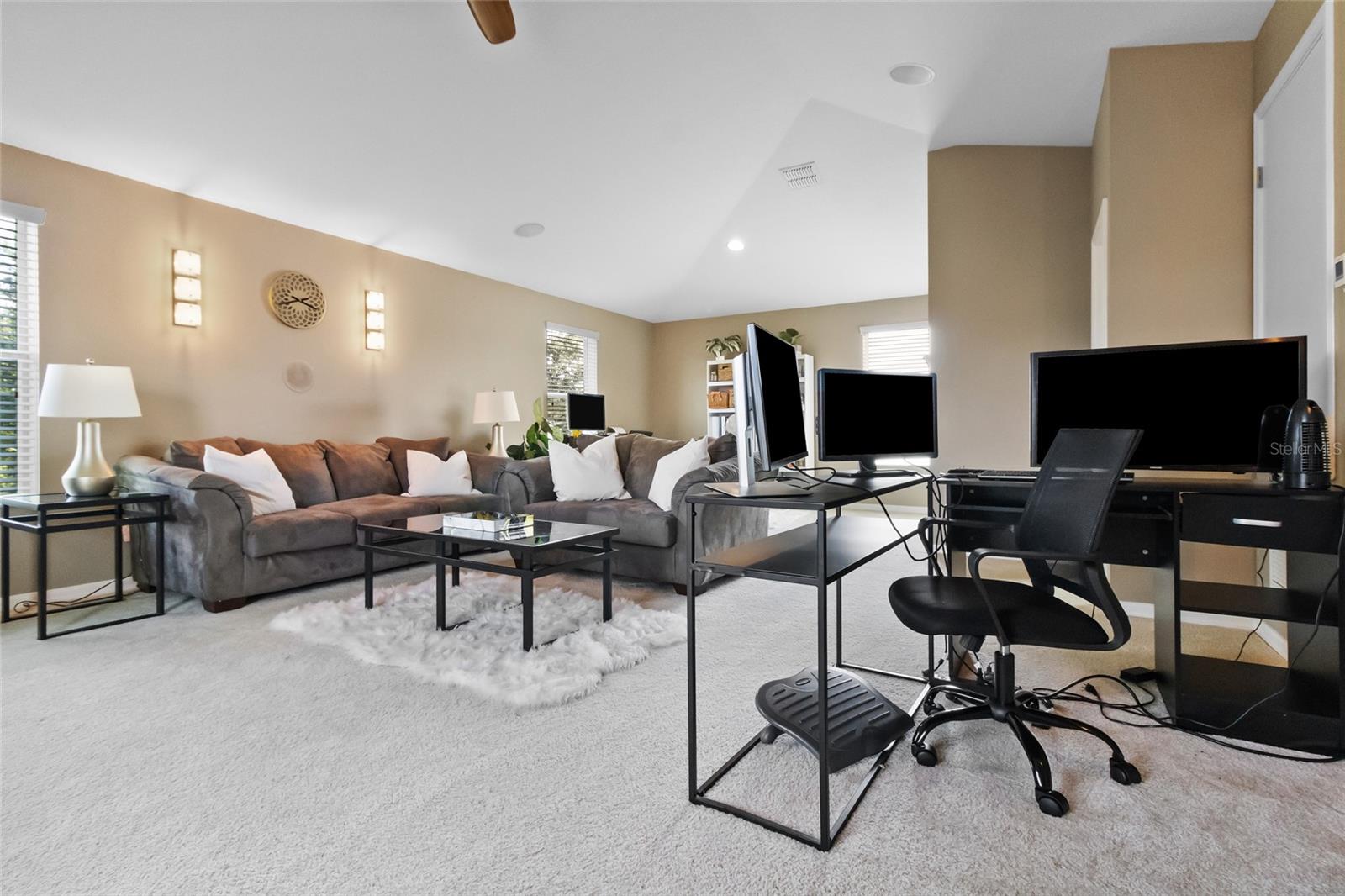 Wow is Right! Upper level family room.
