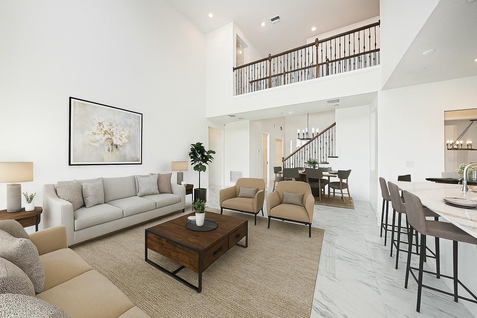 Staged. Family Room