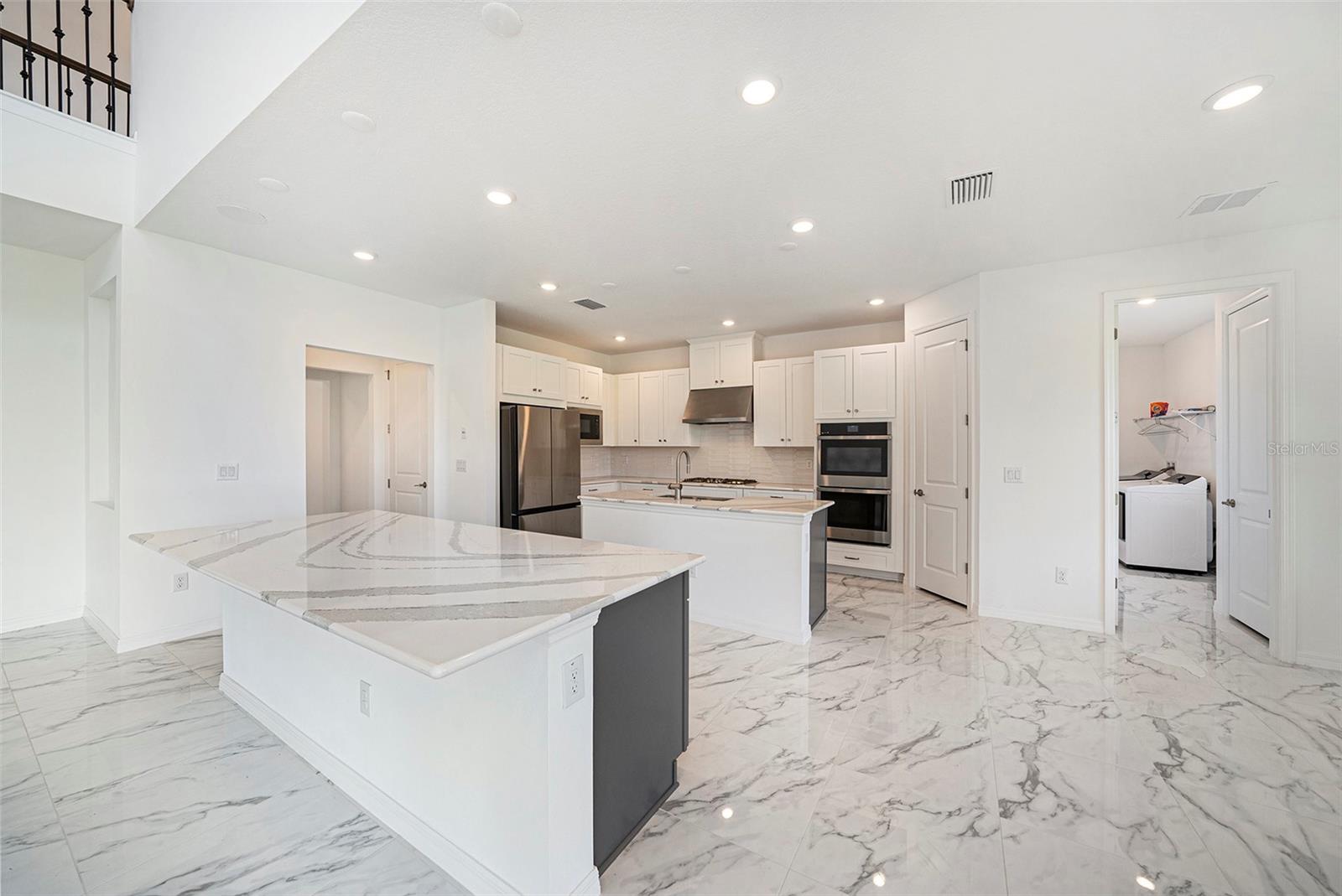 Breakfast bar and a separate Island in the kitchen