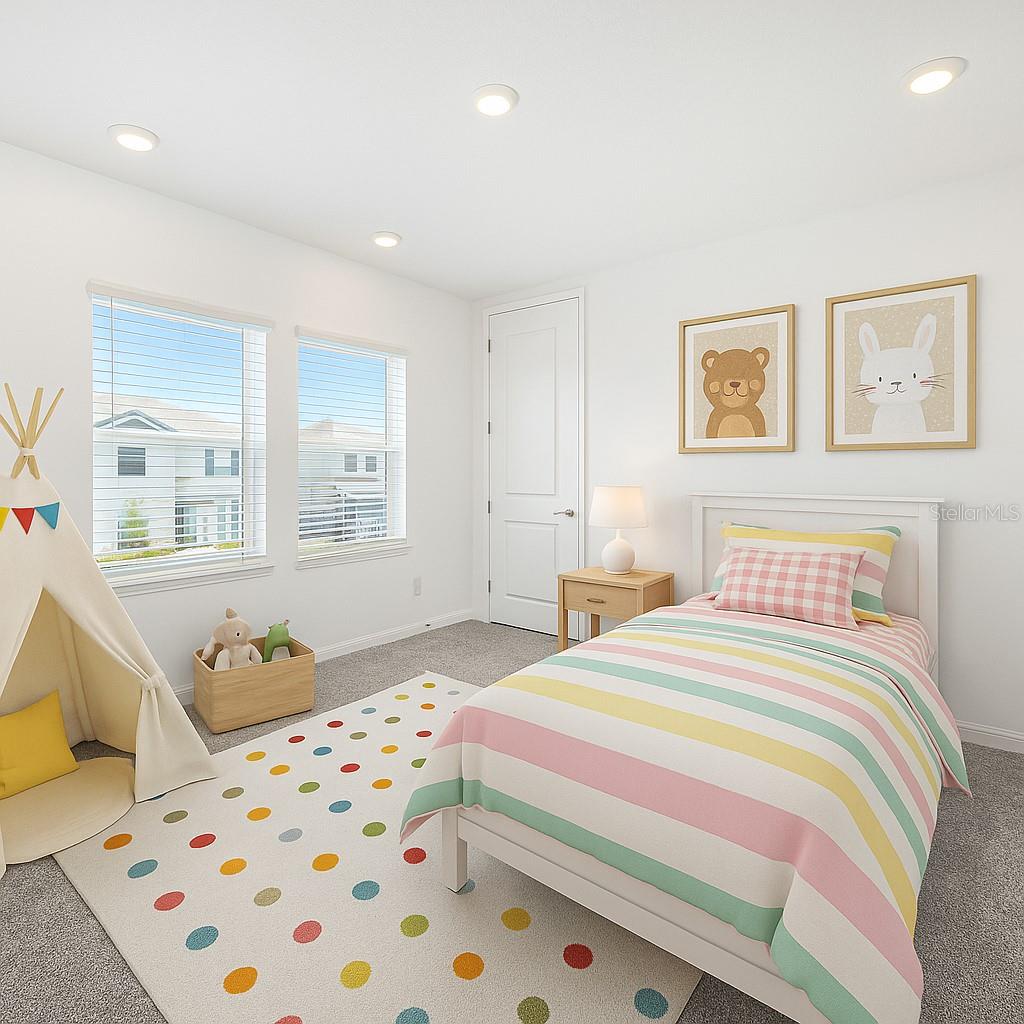 Staged. Bedroom 3