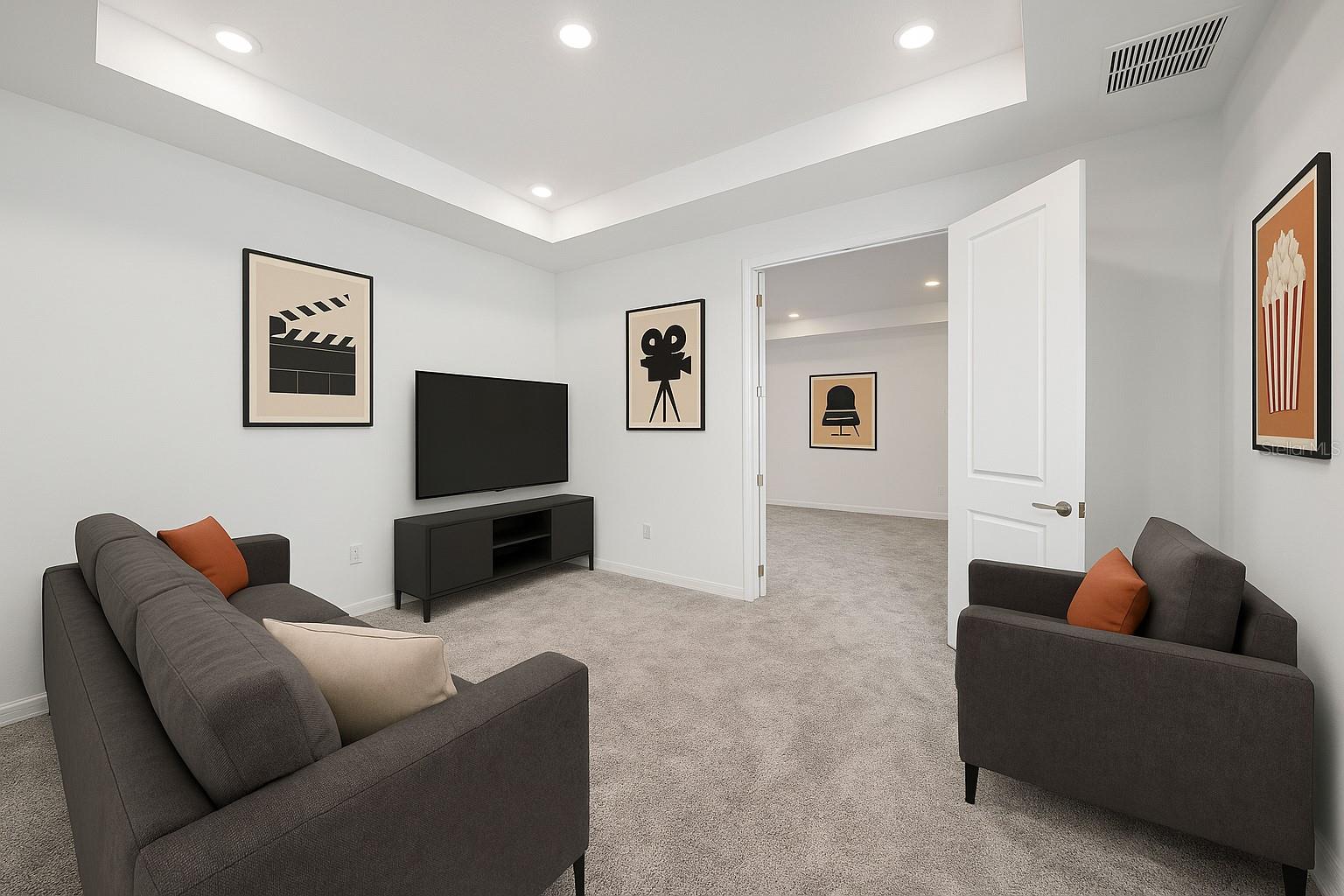 Staged. Bonus Room