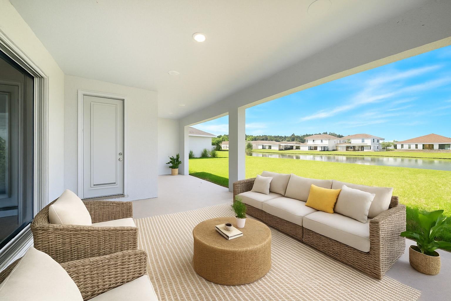 Staged. Lanai