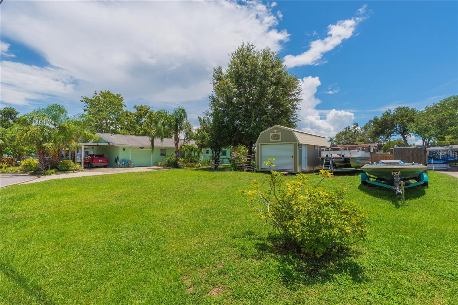 Right side of property (Vacant land side).