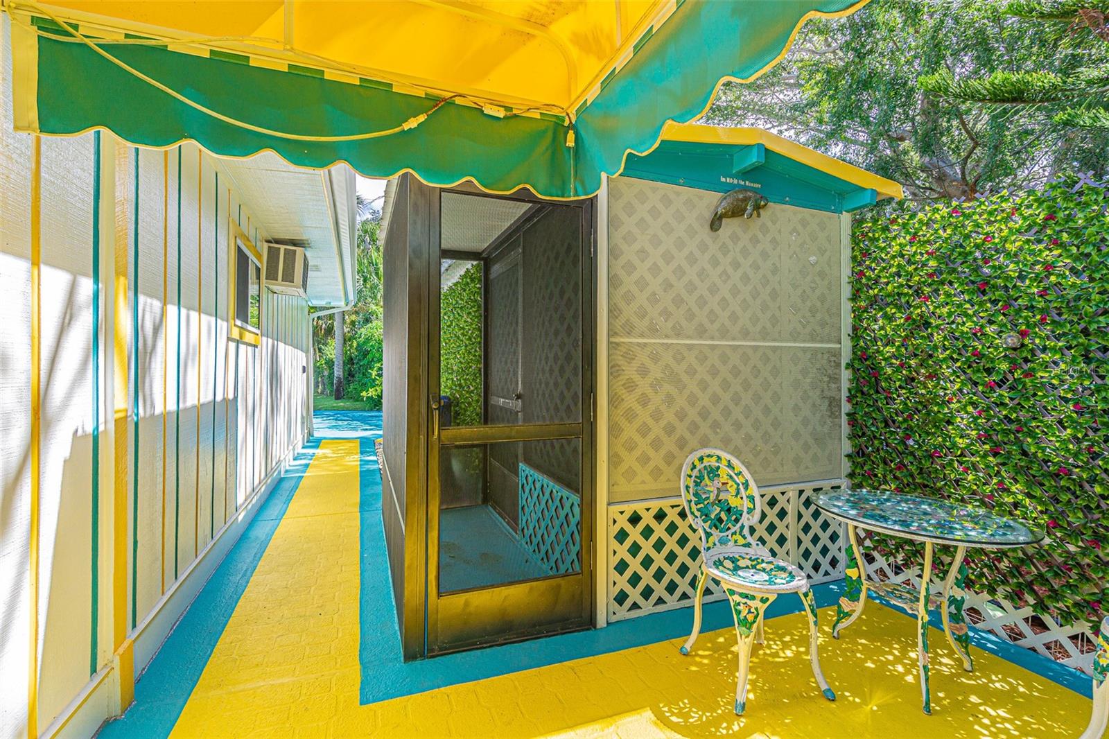 Sidewalk and Extra Storage Space