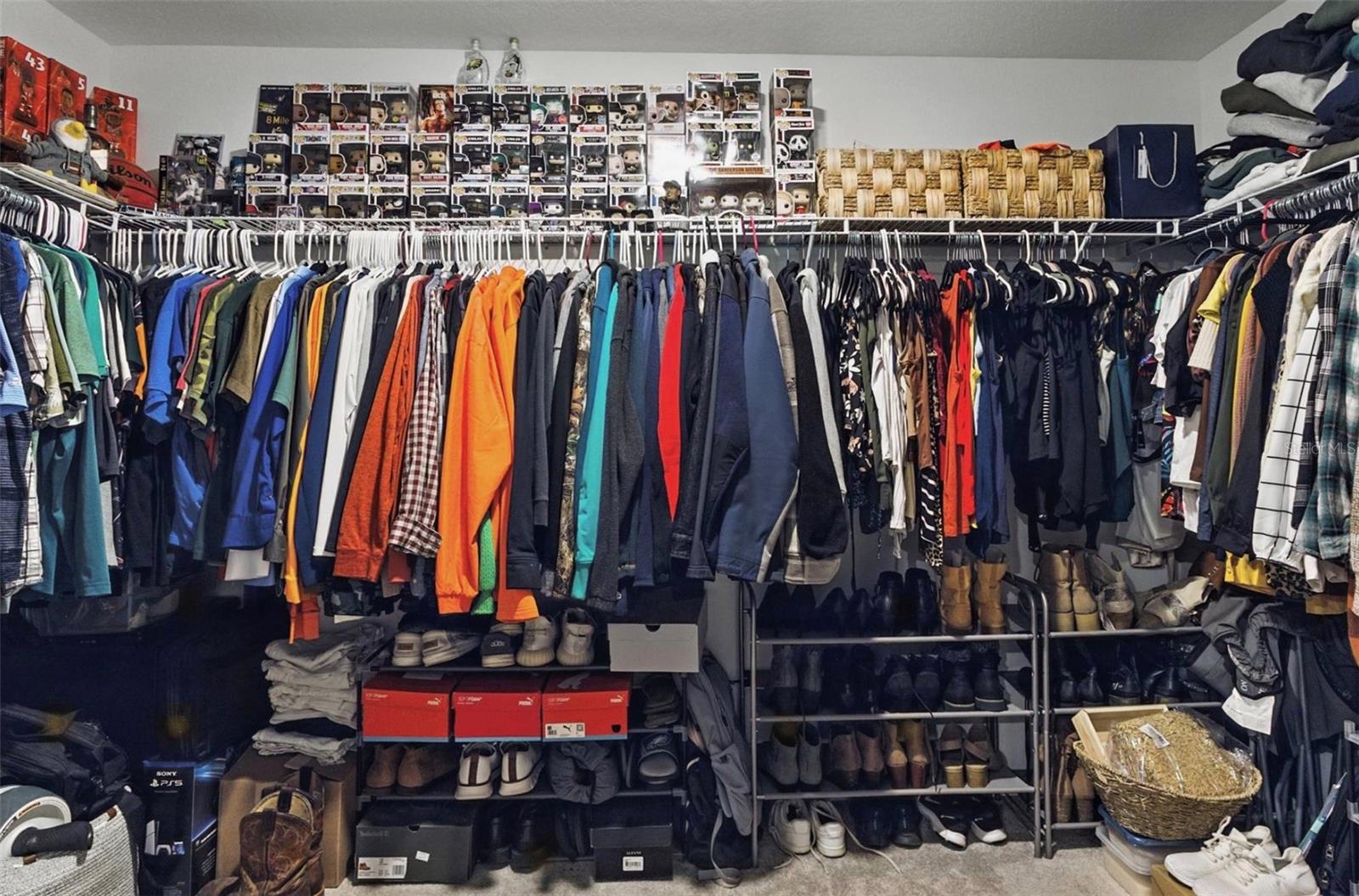 Primary closet