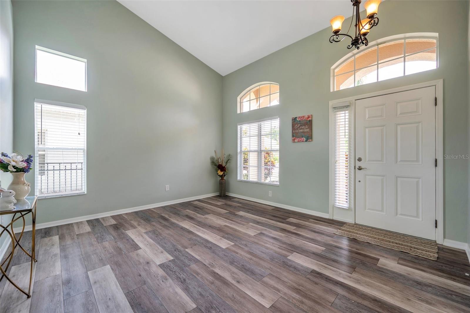 View of the formal living room