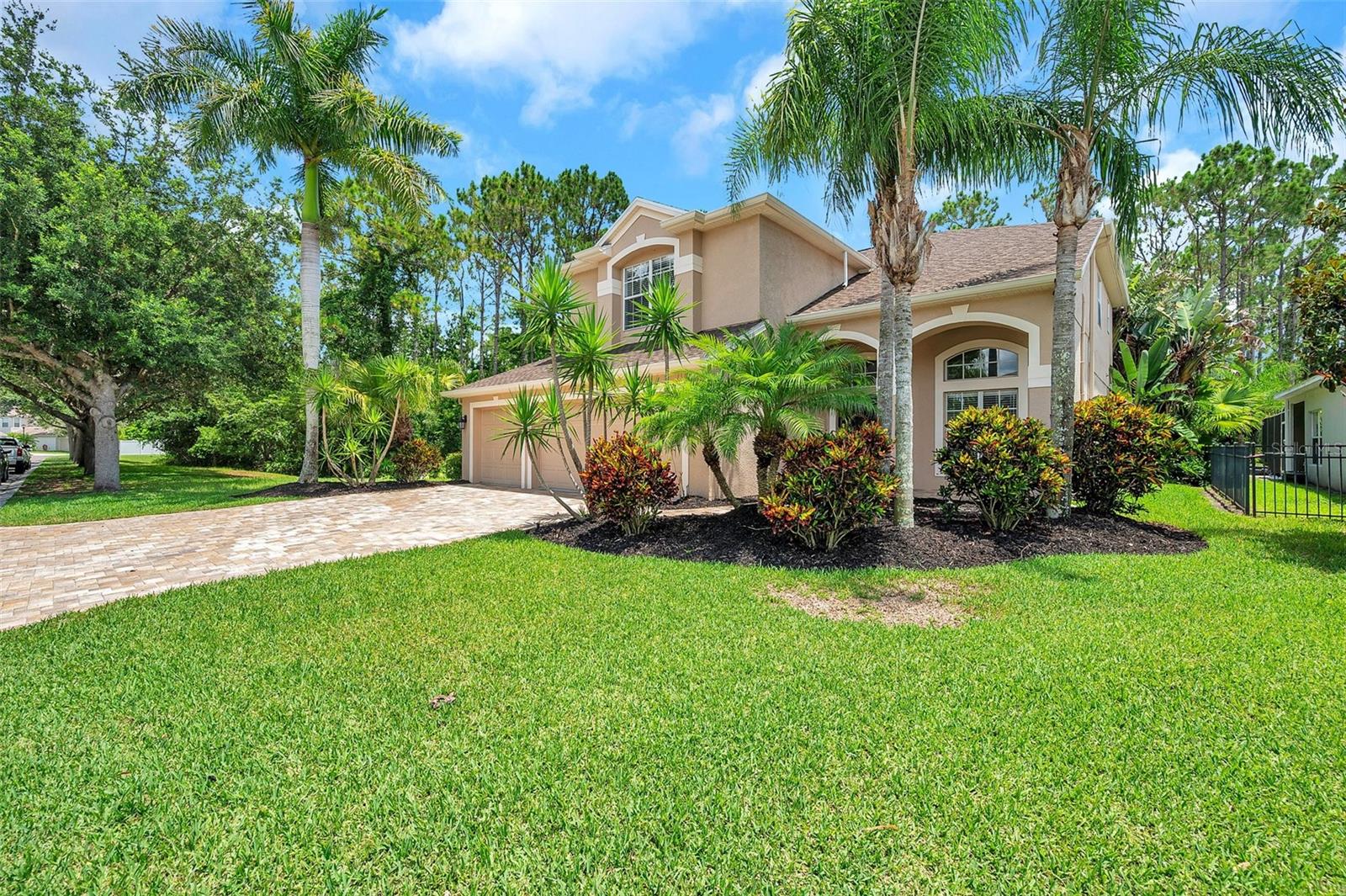 Lots of care was put into the tropical landscaping