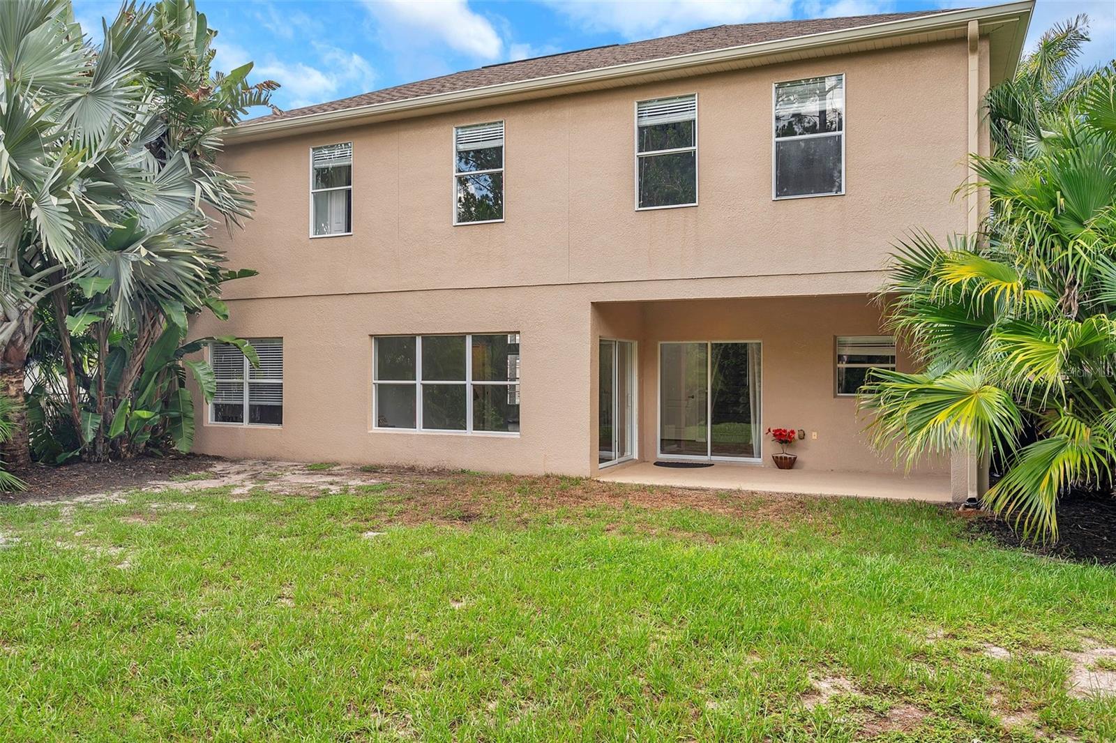Back of the home