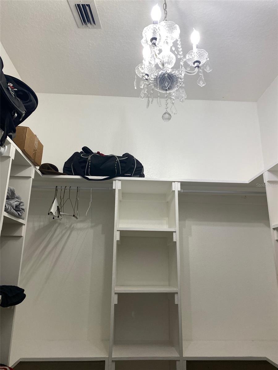 Master Bedroom: Walk-In Closet