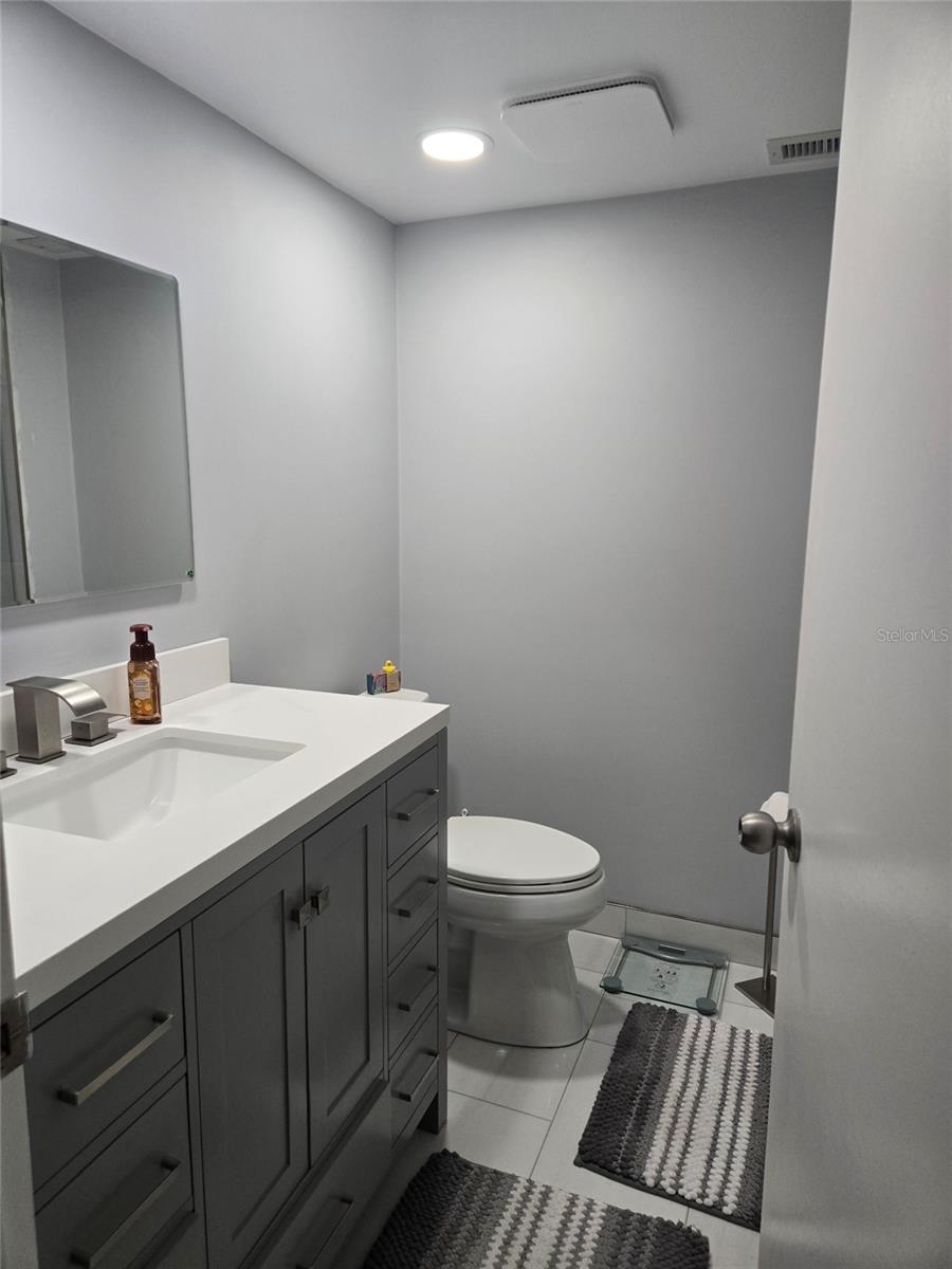 Remodeled guest bath