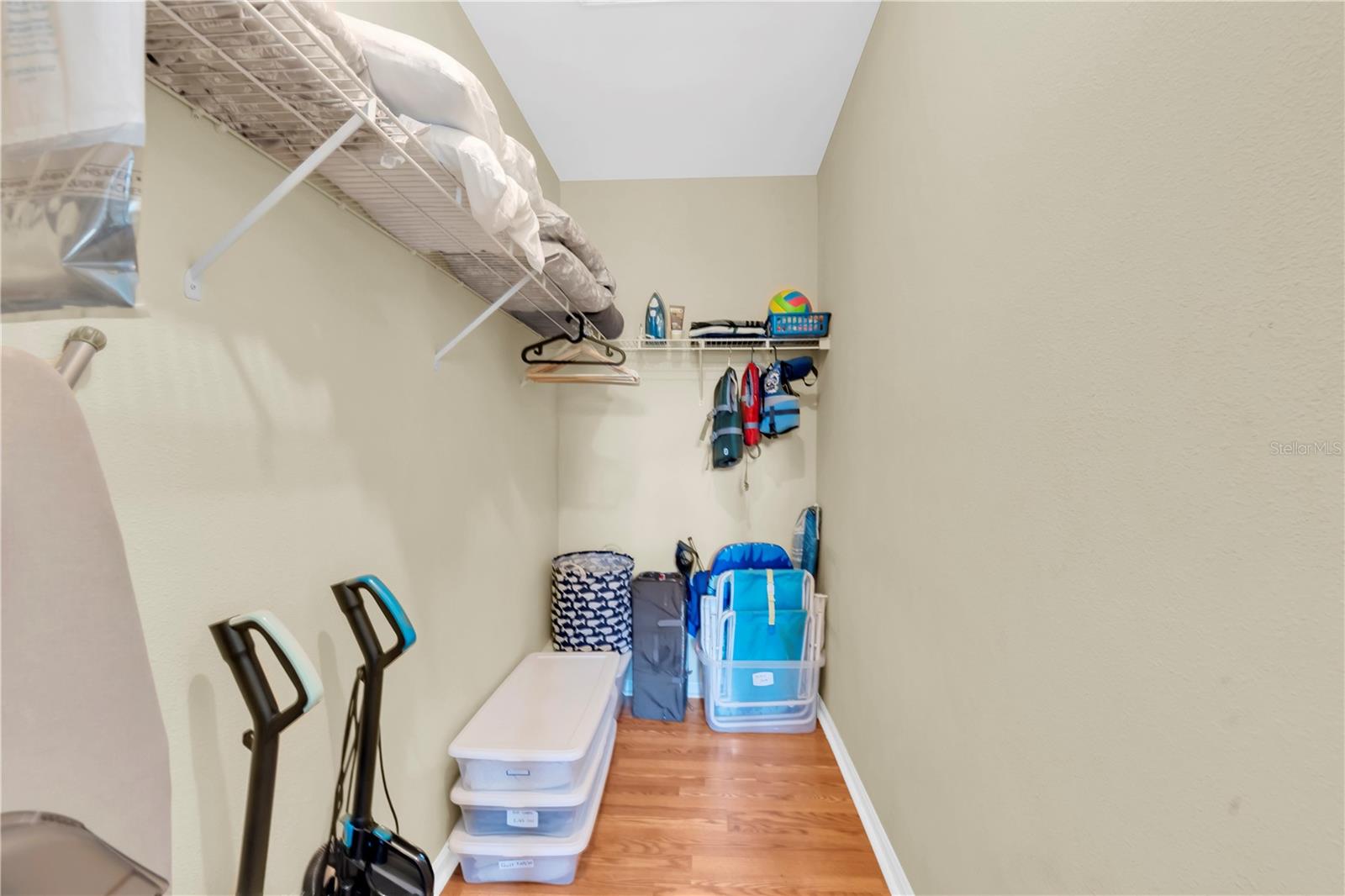 large walk-in closet