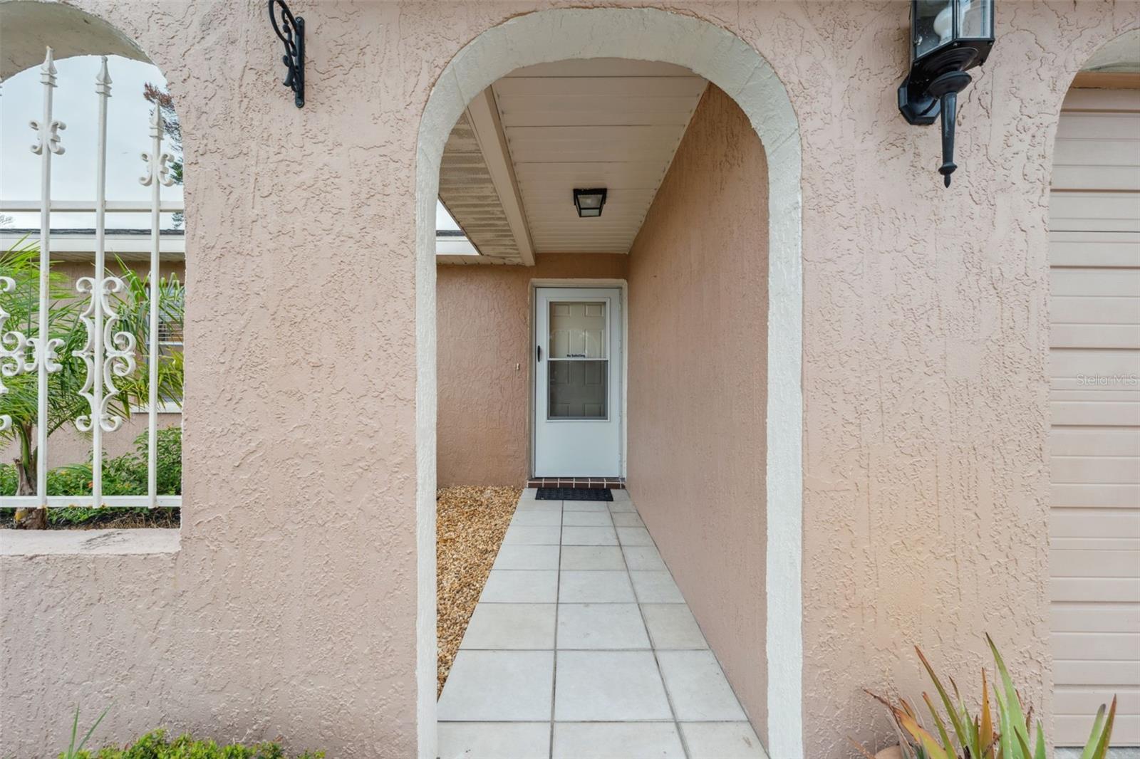 Covered Entrance