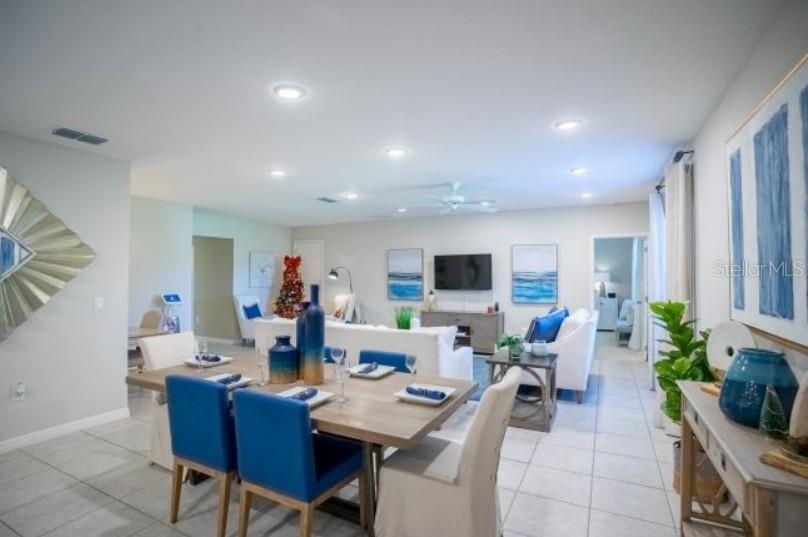 Model home - actual features may vary.