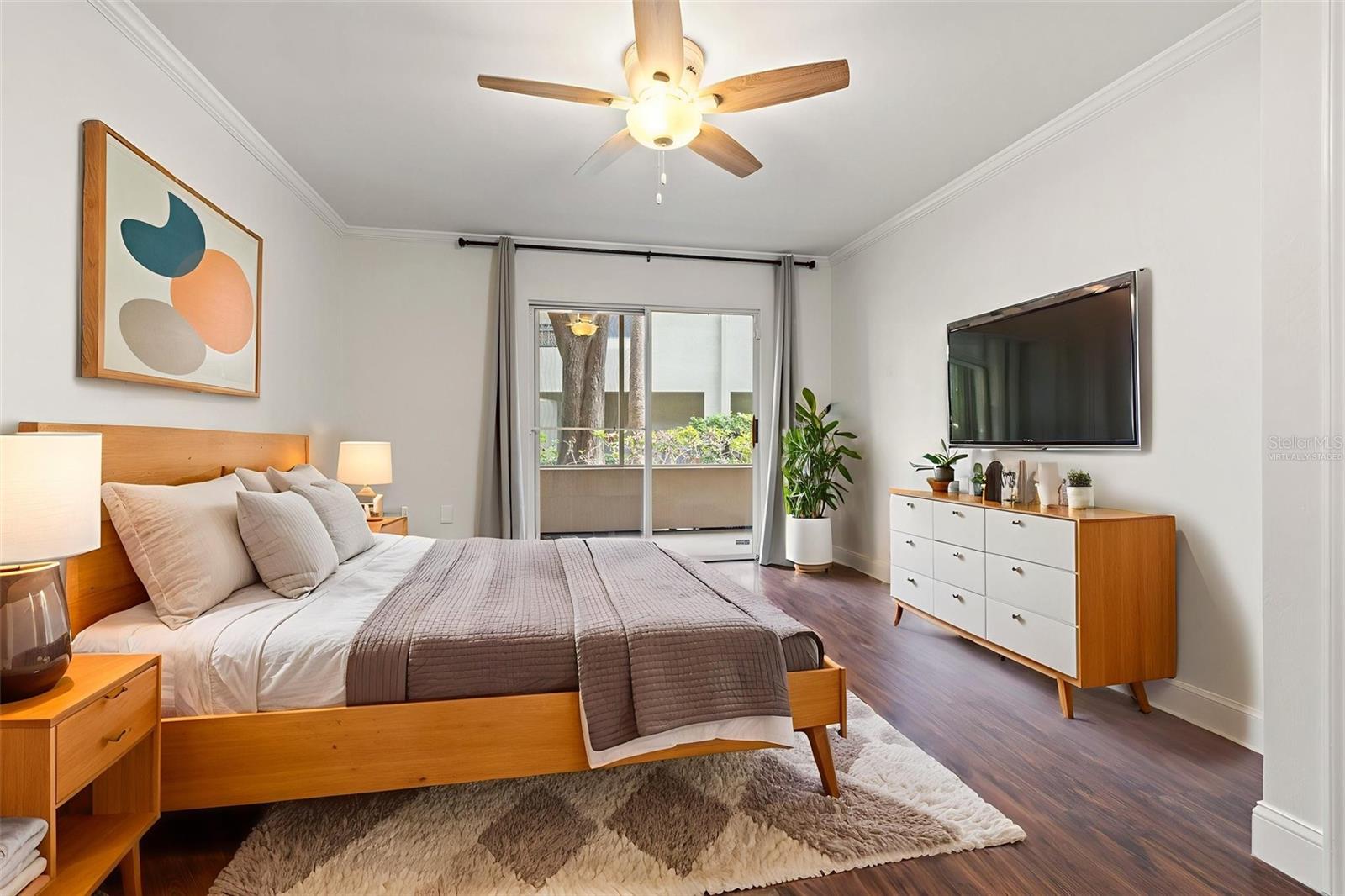 Primary Suite Virtually Staged