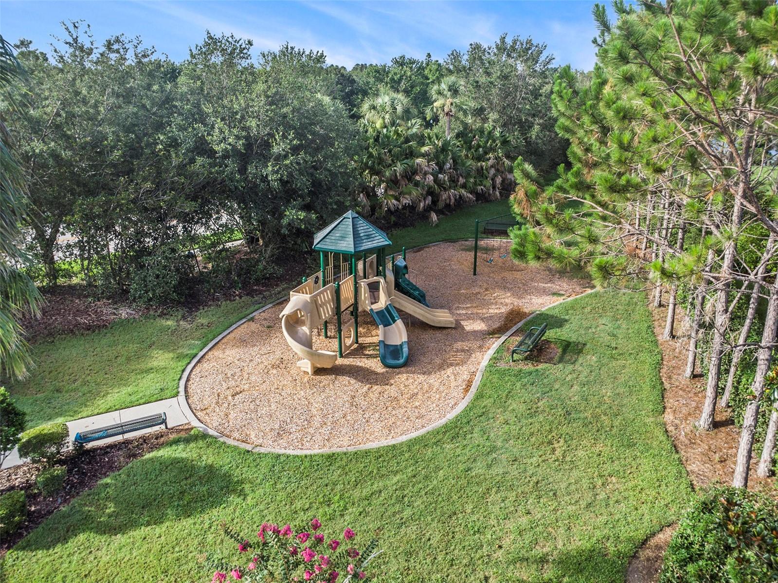 Playground and basketball court for Bellafield