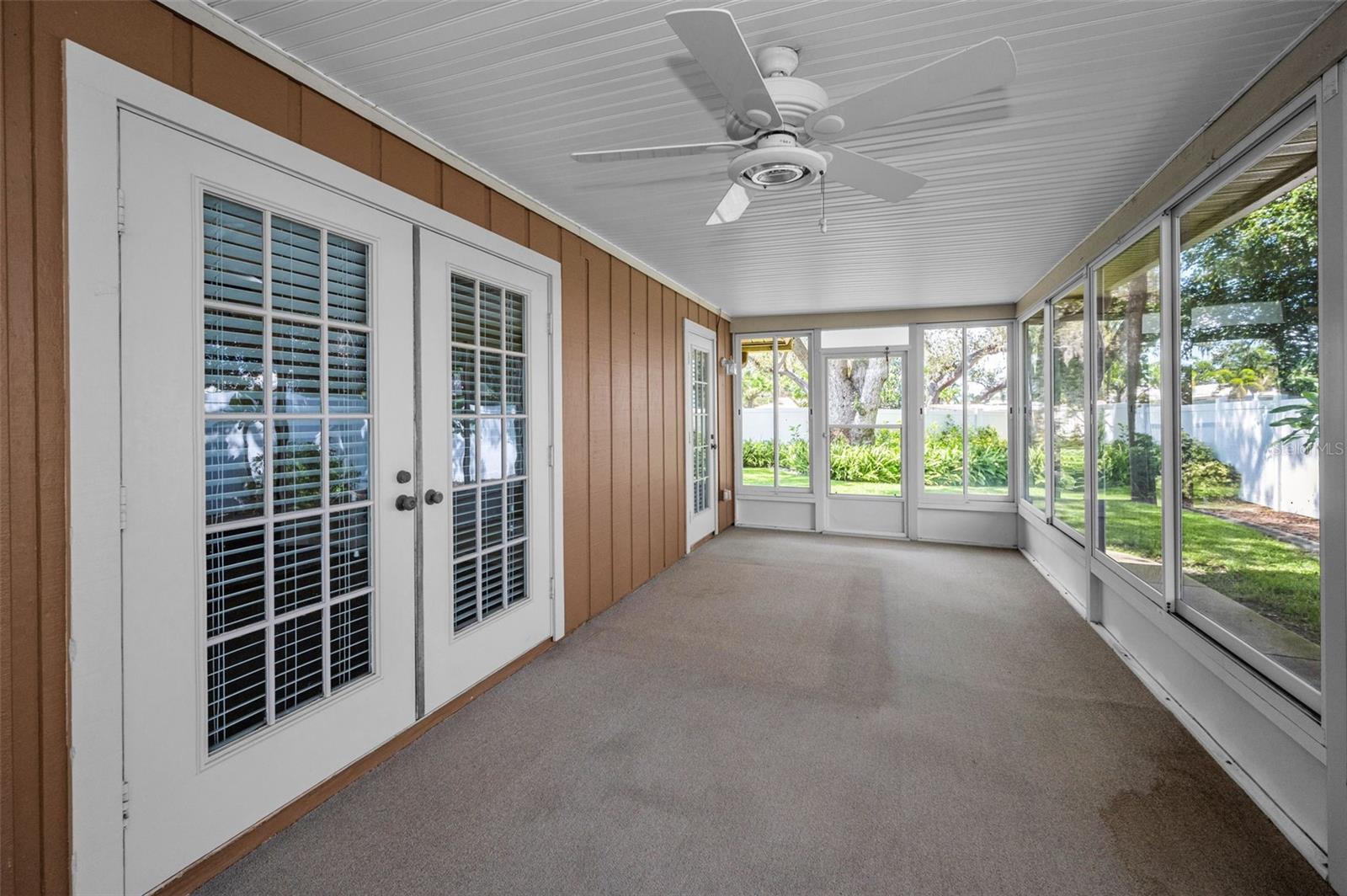 Screened in Back Patio