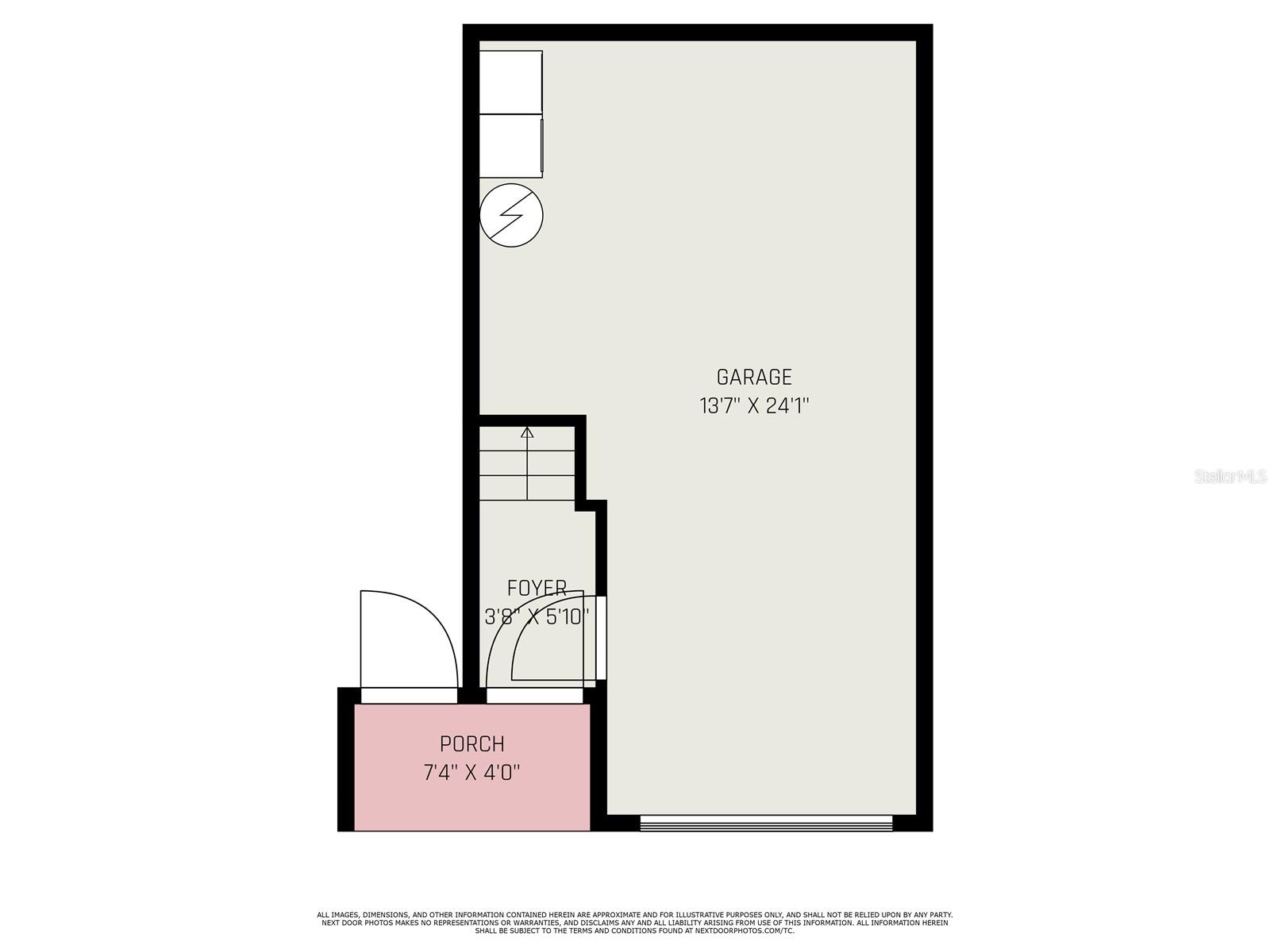 Floor Plan Garage and Foyer