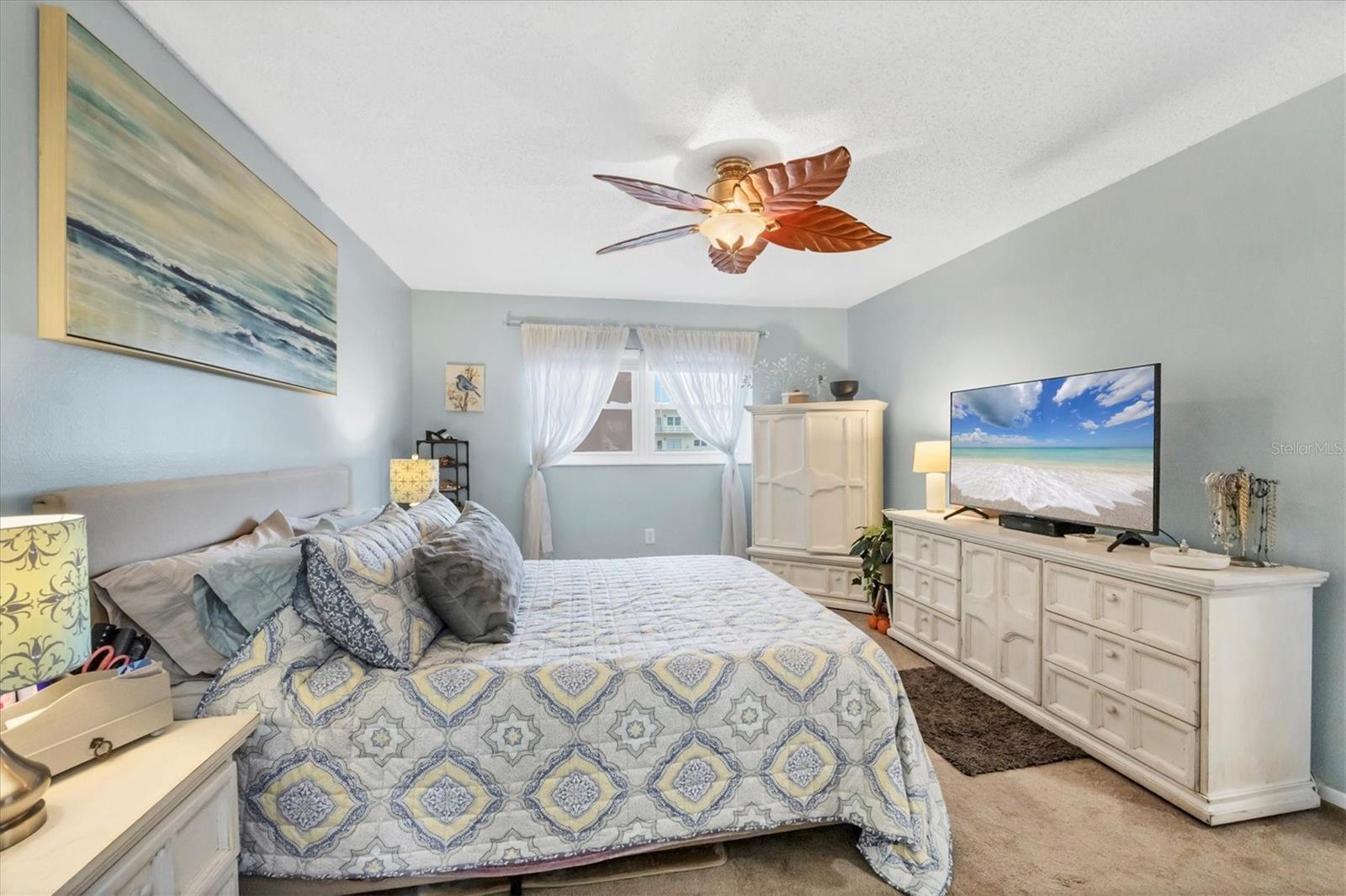 Enjoy the carpet in the bedroom when your feet hit the floor in the morning.
