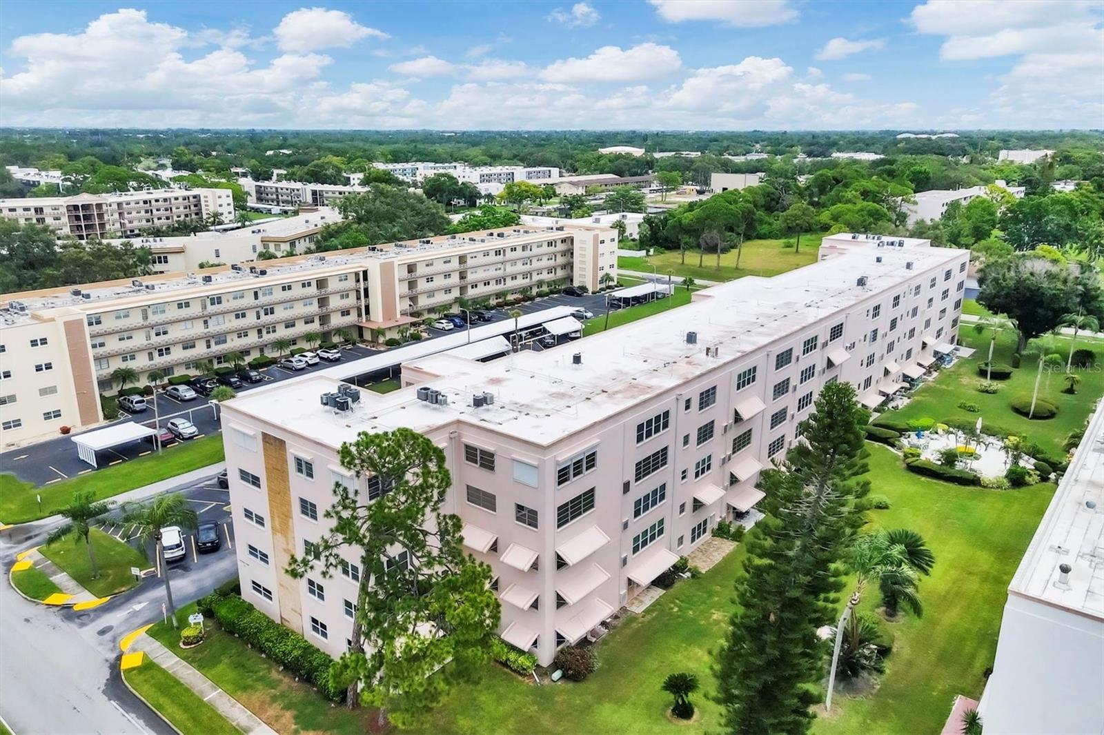 Ariel view of the Georgetown building.