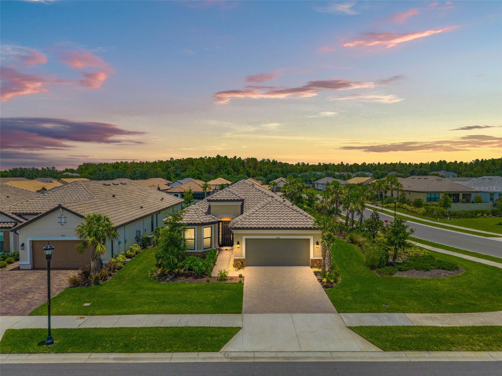 Welcome Home-Beautifully Landscaped Front with Paver Driveway
