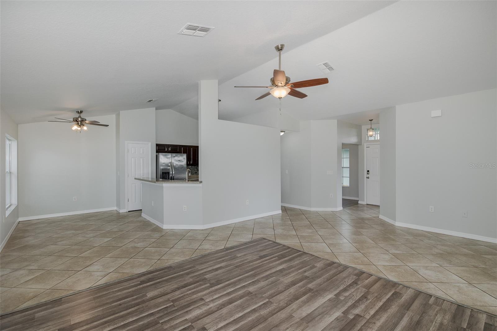 Spacious living area