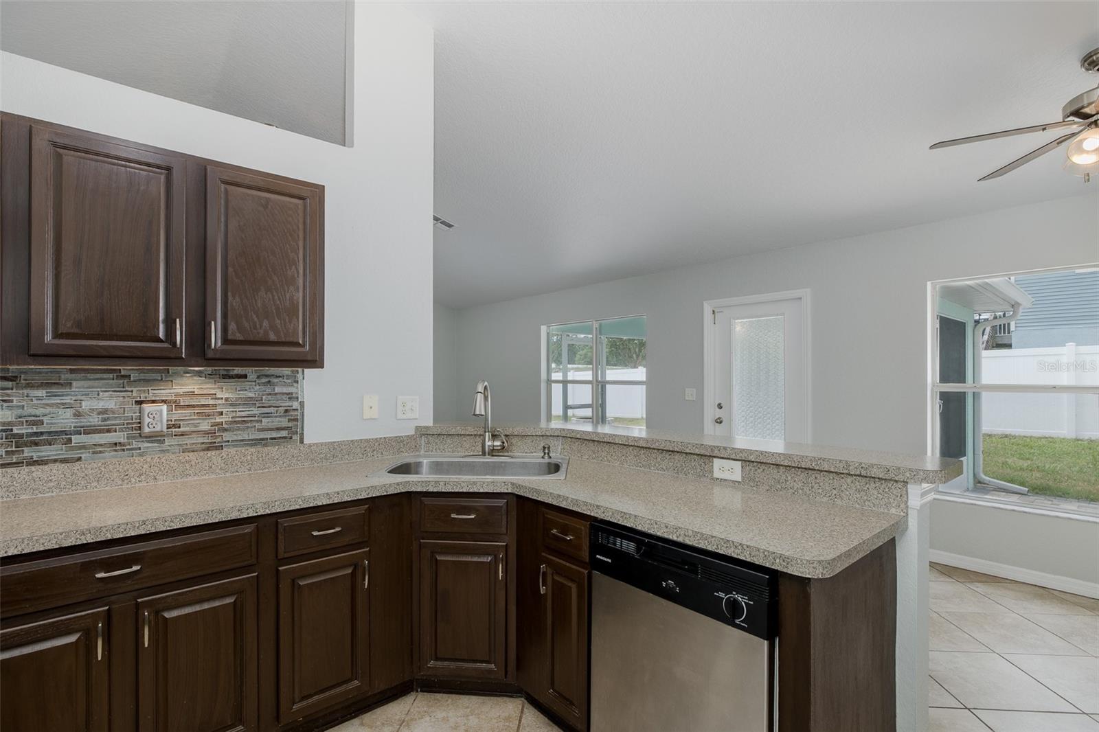 Viewing from your kitchen