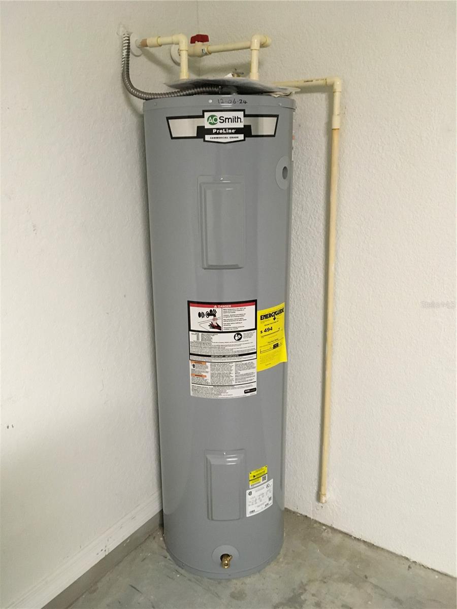 New water heater