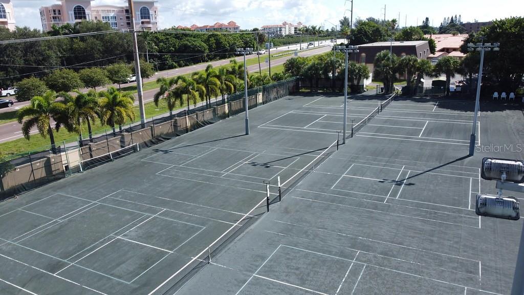 Tennis courts