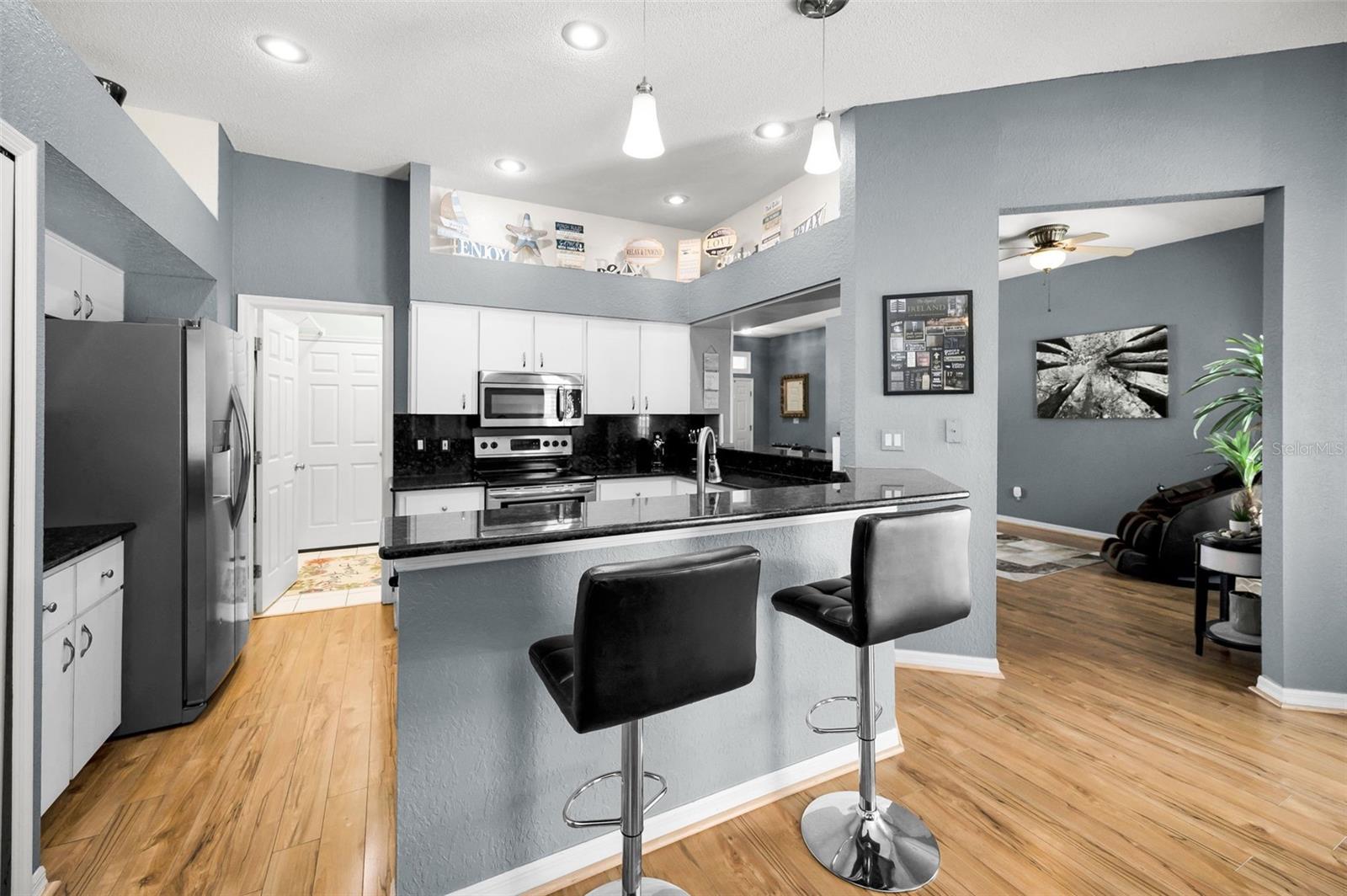 Breakfast Bar in Kitchen