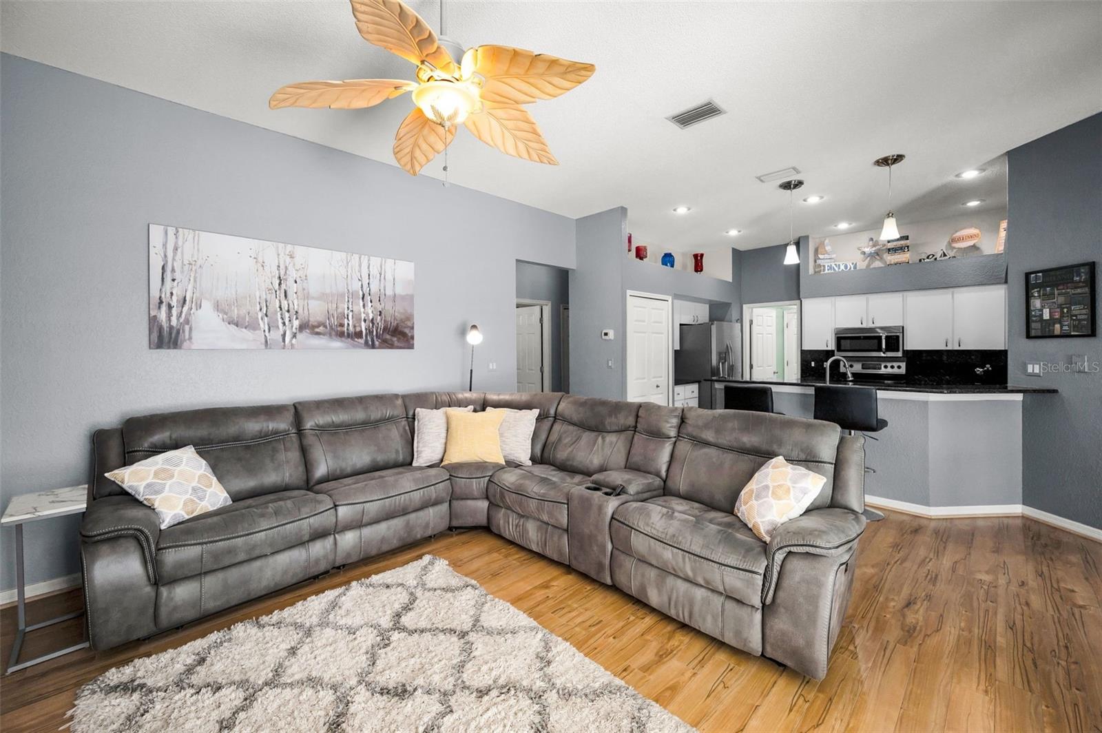 Family Room & Kitchen