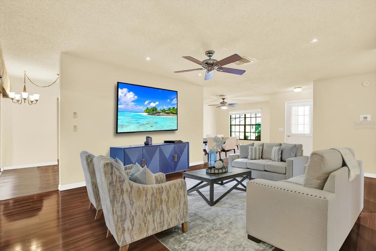 Living Room. Virtually staged.