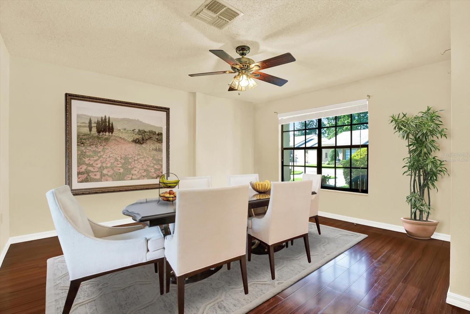 Dining Room. Virtually staged.