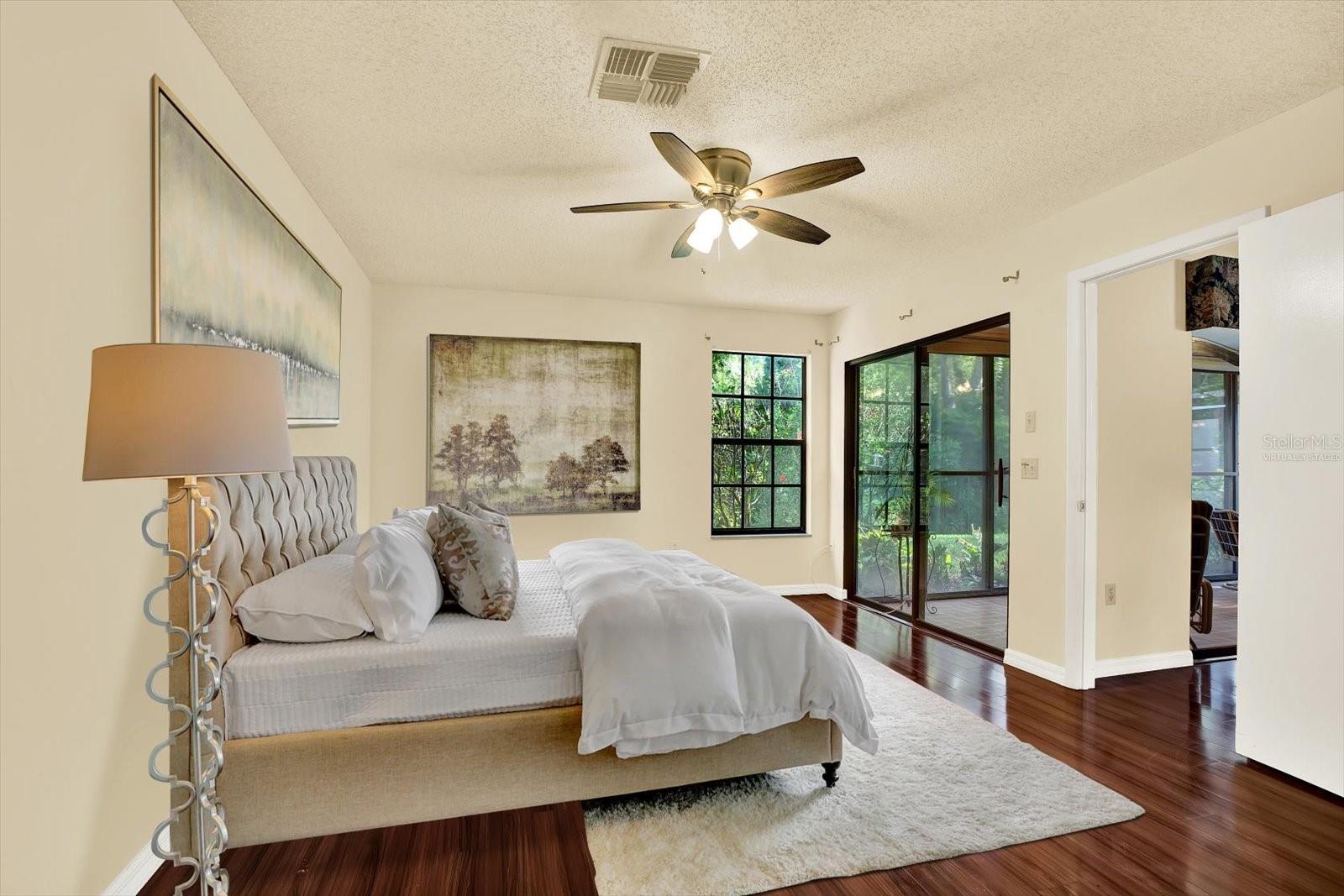 Primary Bedroom. Virtually staged.