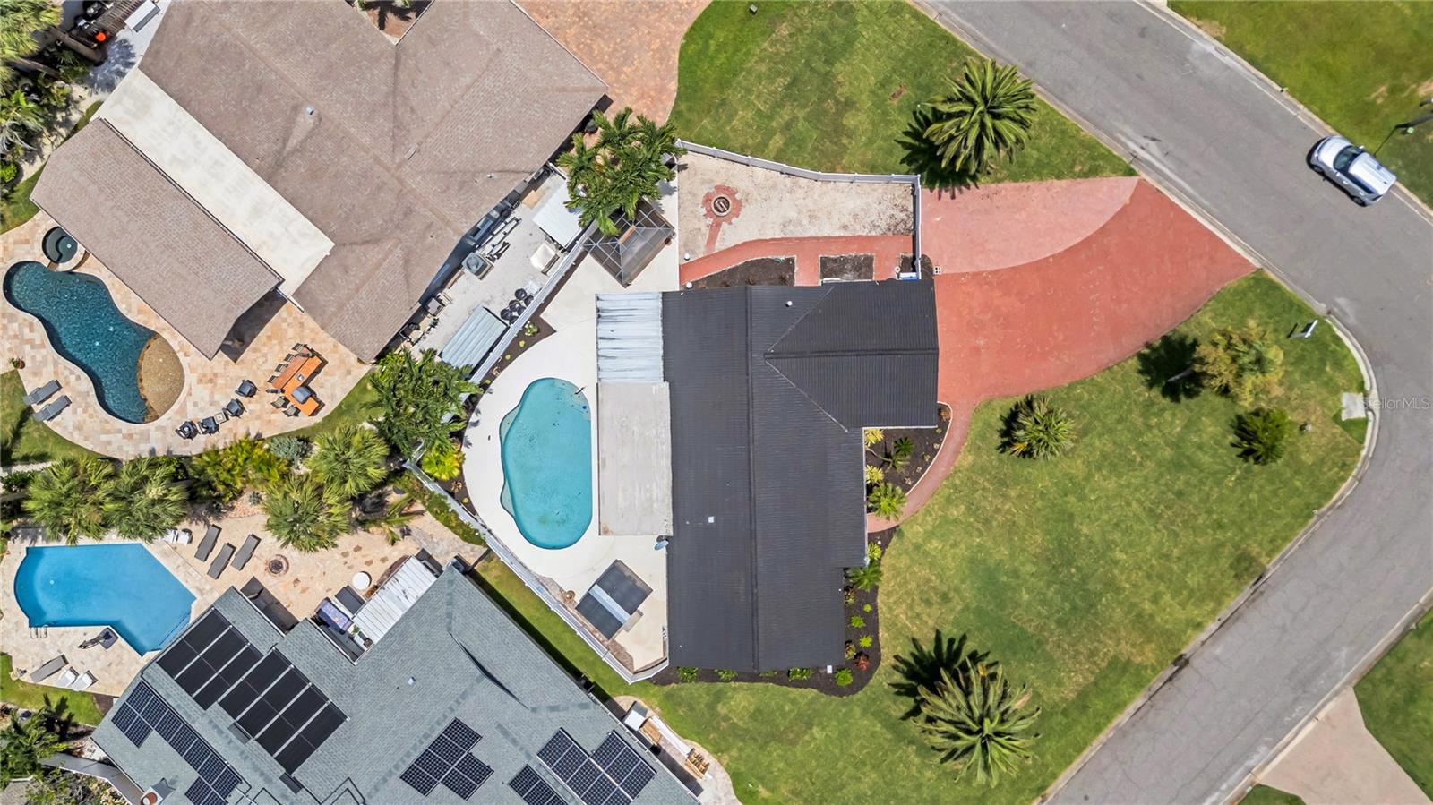 Overhead Drone View