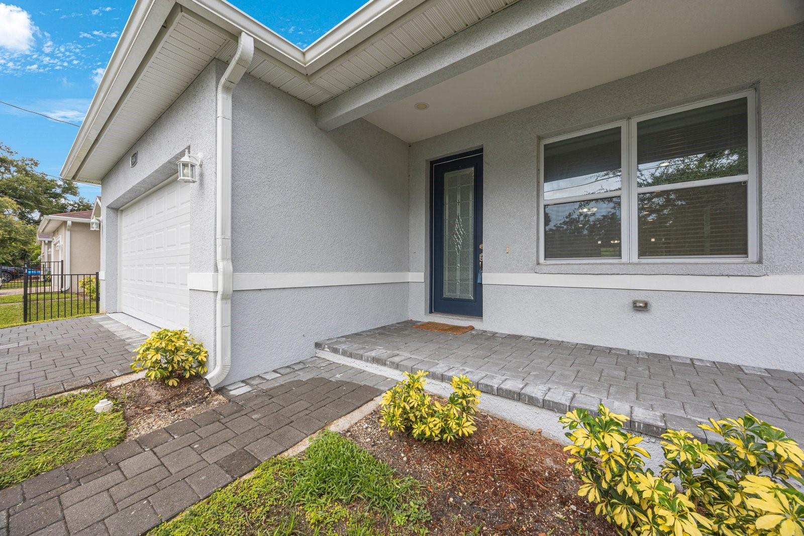 Covered front porch