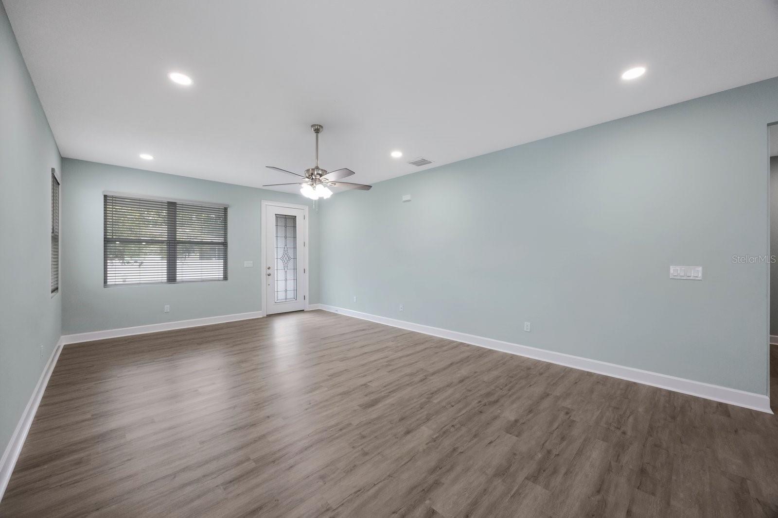 Open concept living area